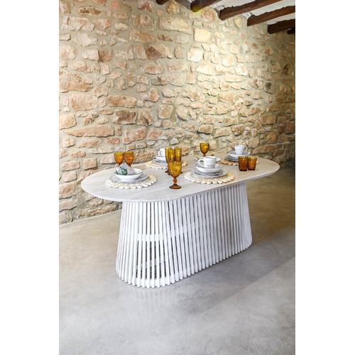 MESA OVALADA COMEDOR MINDI 180X100X75 DECAPE