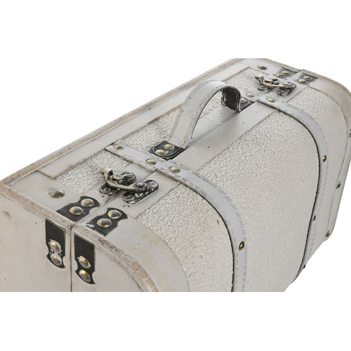 CAJA SET 2 MADERA DM POLIESTER 45X33X20 BORREGUITO