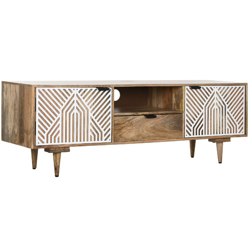 MUEBLE TV MANGO 160X41X55 BLANCO