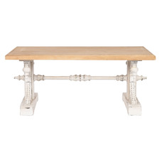 MESA CENTRO ABETO MDF 110X65X46 DECAPE BLANCO