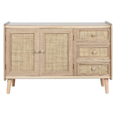 BUFFET PAULOWNIA RATAN 90X35X61 NATURAL