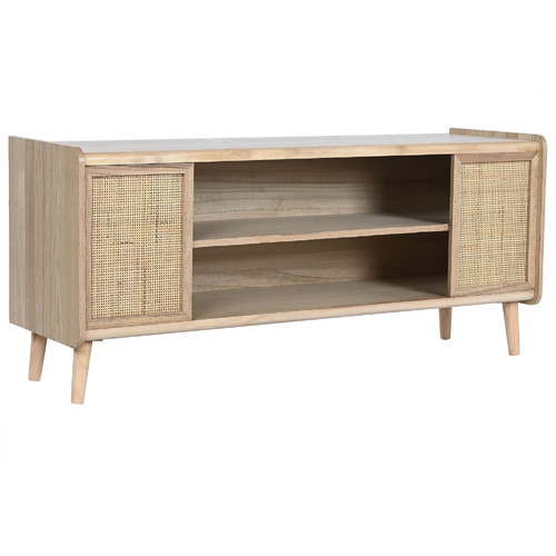 MUEBLE TV PAULOWNIA RATAN 120X35X54 NATURAL