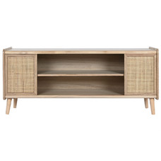 MUEBLE TV PAULOWNIA RATAN 120X35X54 NATURAL
