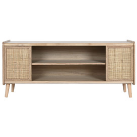 MUEBLE TV PAULOWNIA RATAN 120X35X54 NATURAL