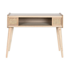 CONSOLA PAULOWNIA RATAN 80X40X63 NATURAL