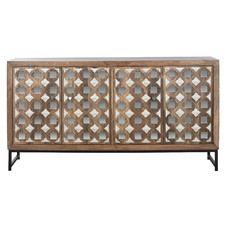BUFFET MANGO ESPEJO 150X38X80 NATURAL