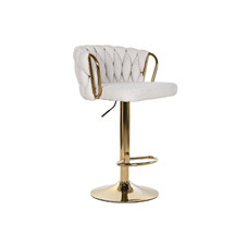 TABURETE POLIESTER METAL 53X55X100 83 TRENZADO