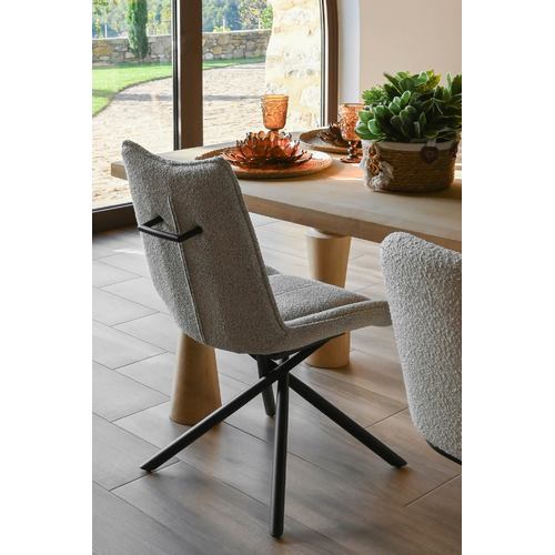 SILLA POLIESTER METAL 54,5X49,5X91 BUCLE