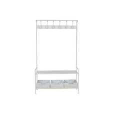 RECIBIDOR METAL 110X36X186 BLANCO