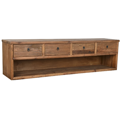 MUEBLE TV MADERA RECICLADA PINO 200X45X55 64,00