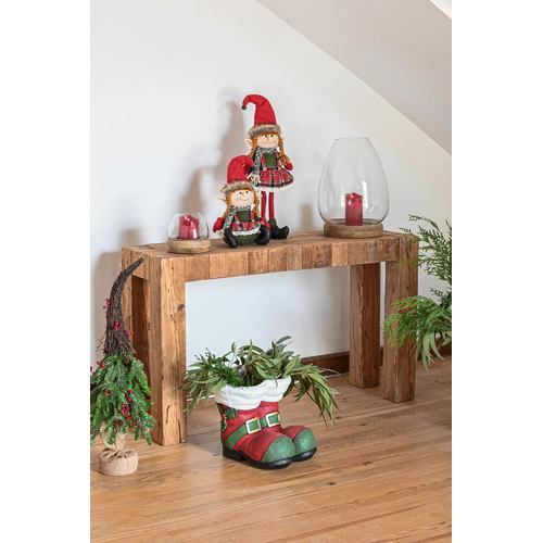 CONSOLA MADERA RECICLADA PINO 117X36X71 25,00