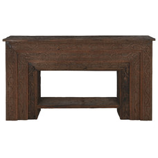 CONSOLA MADERA RECICLADA 167X44X93 MARRON