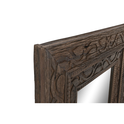 ESPEJO MADERA RECICLADA 97X5X160 MARRON