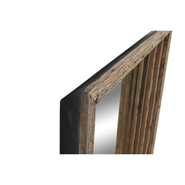 ESPEJO MADERA RECICLADA 89X10X149 MARRON