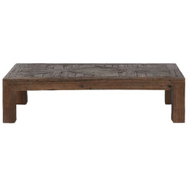 MESA CENTRO MADERA RECICLADA 120X60X30 MARRON