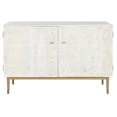 APARADOR MANGO METAL 120X45X80 BLANCO