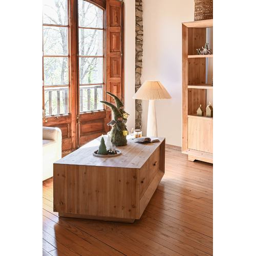 MESA CENTRO ABETO MDF 130X70X46 40,00 NATURAL