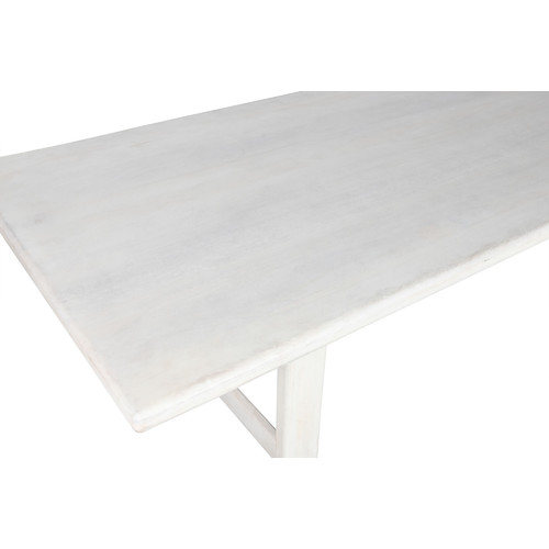 MESA COMEDOR MANGO 213,4X96,5X76,2 BLANCO