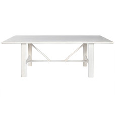 MESA COMEDOR MANGO 213,4X96,5X76,2 BLANCO