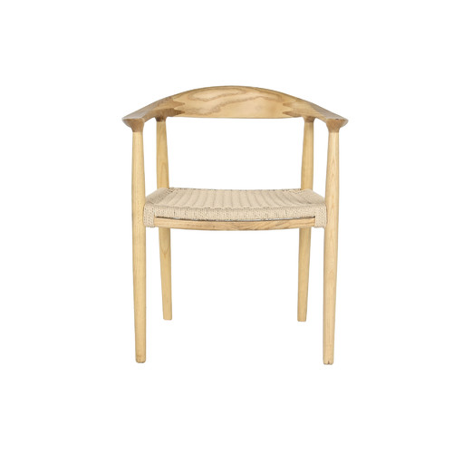 SILLA OLMO FIBRA 59X54X76 MARRON CLARO