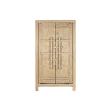 ARMARIO OLMO MACIZO 115X48X210 NATURAL NATURAL