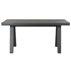 MESA COMEDOR ALUMINIO PS 160X90X77 EXTERIOR GRIS