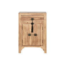 MESITA DE NOCHE ABETO MDF 45X34X66 11,00 ORIENTAL
