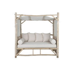 CAMA CHILL OUT TECA POLIESTER 180X138X190 NATURAL