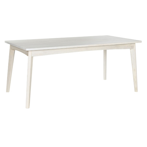 MESA COMEDOR MANGO 173X90X75 BLANCO ROTO
