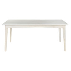 MESA COMEDOR MANGO 173X90X75 BLANCO ROTO