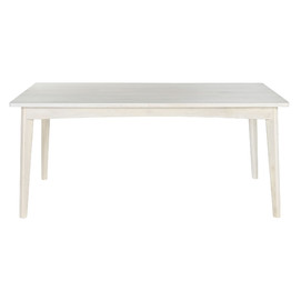 MESA COMEDOR MANGO 173X90X75 BLANCO ROTO