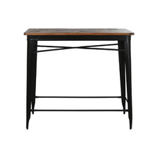 MESA METAL MADERA 120X66X102