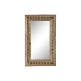 ESPEJO MANGO 90X4X150 TALLADO A MANO NATURAL