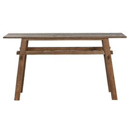 CONSOLA TECA RECICLADA 140X40X75