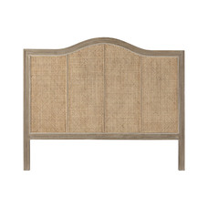 CABECERO CAMA CAUCHO RATAN 160X4X133 NATURAL