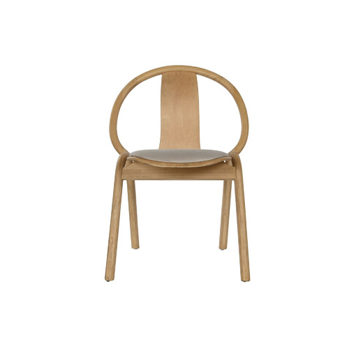 SILLA OLMO POLIESTER 47X42X83 NATURAL