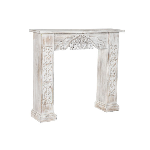 FRONTAL CHIMENEA ABETO MDF 113X26X101 BLANCO