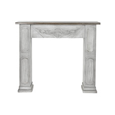 FRONTAL CHIMENEA ABETO MDF 113,7X26,5X101 BLANCO