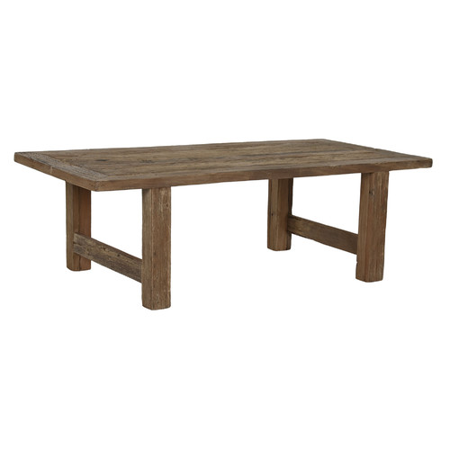 MESA CENTRO TECA RECICLADA 140X70X45 NATURAL