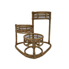 MACETERO RATAN 48X28X45 3 MACETAS NATURAL