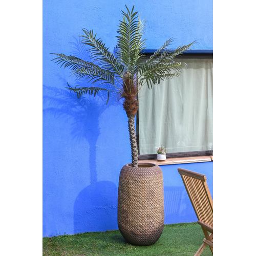 MACETERO MAGNESIA 50,8X50,8X83,5 MARRON