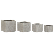 MACETA SET 4 MAGNESIA FIBRA VIDRIO 44,5X44,5X42,5