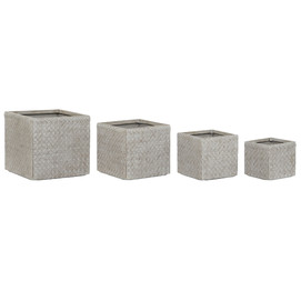 MACETA SET 4 MAGNESIA FIBRA VIDRIO 44,5X44,5X42,5