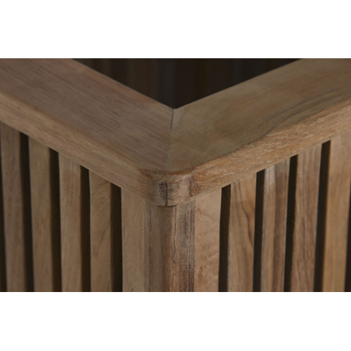 MACETERO TECA 34,5X34,5X37 NATURAL