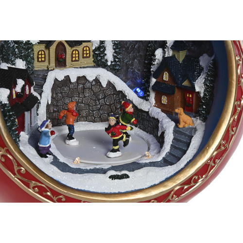 FIGURA LED RESINA 26,5X24X27 MOVIMIENTO MUSICAL