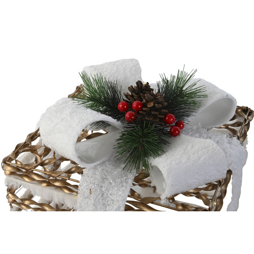 REGALO SET 3 LED 26X26X30 BLANCO