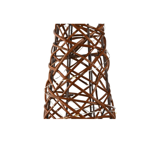 CONO SET 3 LED RATAN 20X20X80 NATURAL