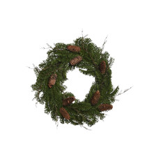 CORONA PVC PI\u00d1AS 55X10X55 VERDE