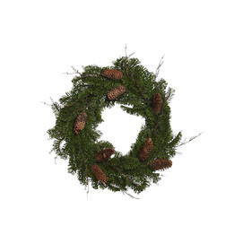 CORONA PVC PI\u00d1AS 55X10X55 VERDE