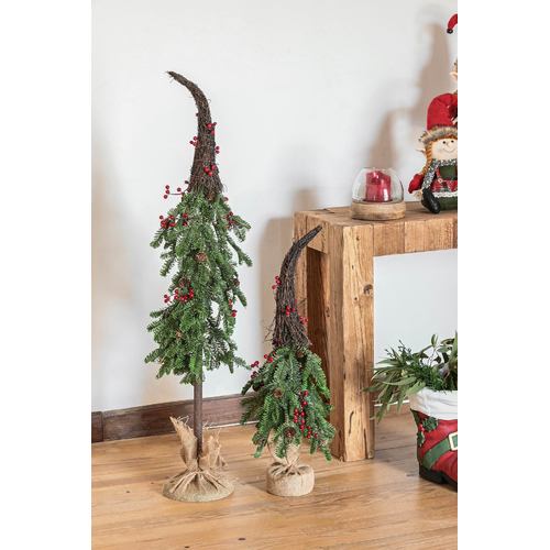 DECORACION PVC 36X36X122 ARBOL VERDE